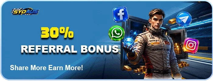 REFERRAL BONUS 30%